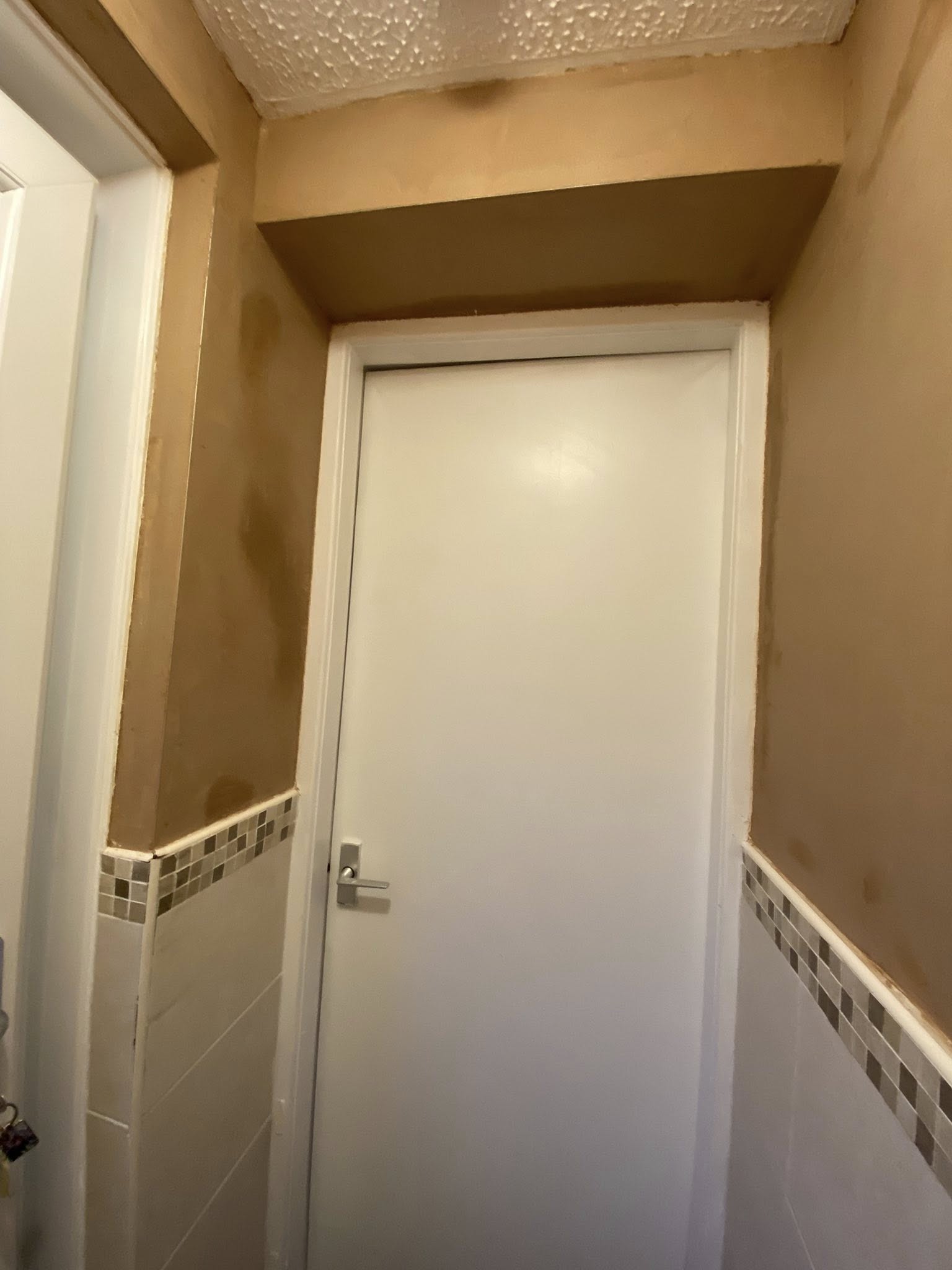 Recent plastering work